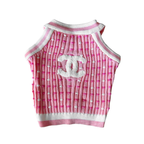 CAMISETA ROSA SIN MANGAS CHEWNEL