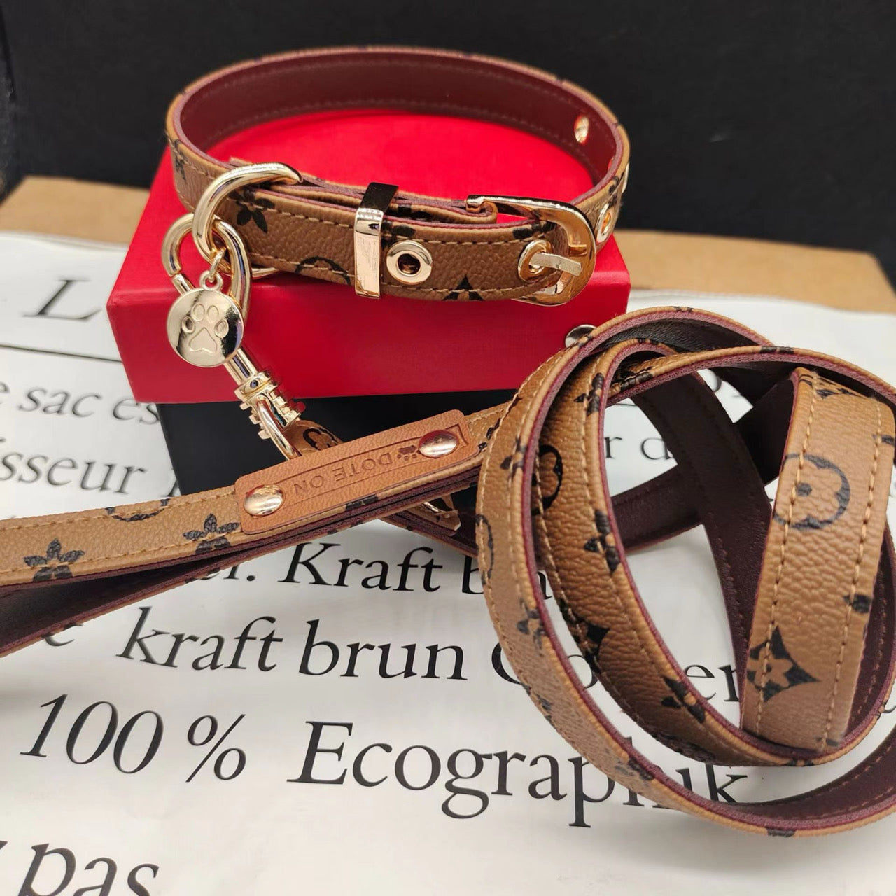 OLIVIA COLLAR & LEASH SET