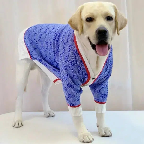 PAWCCI GG STAR CARDIGAN-PULLOVER FÜR GROSSE HUNDE