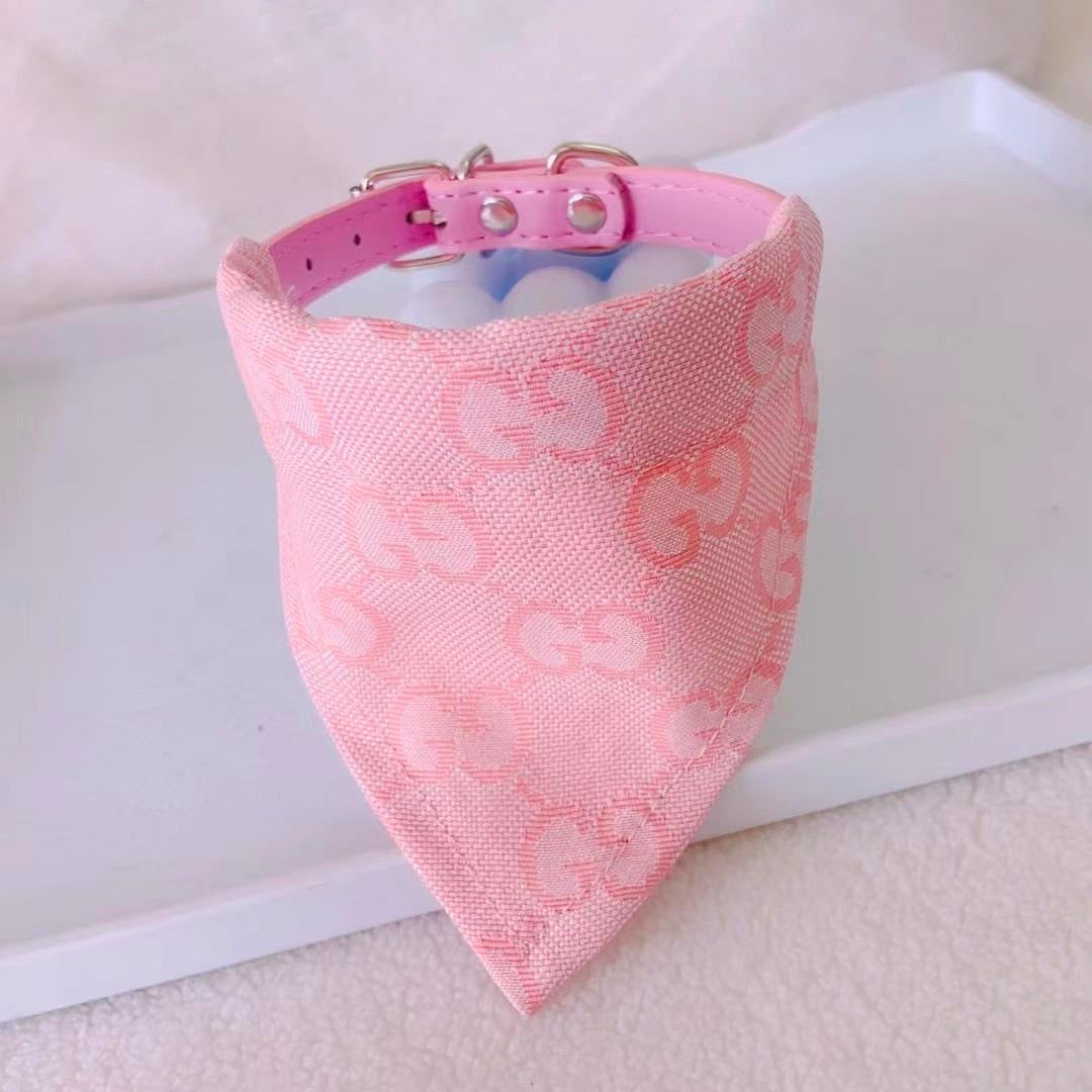 GINO Collar with Removable Bandana and Matching Leash
