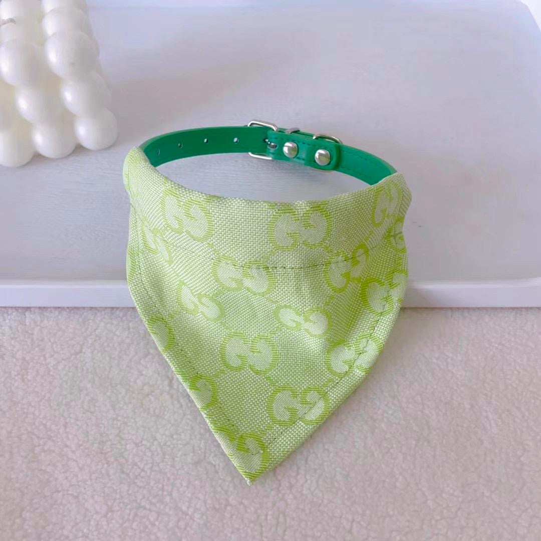 GINO Collar with Removable Bandana and Matching Leash