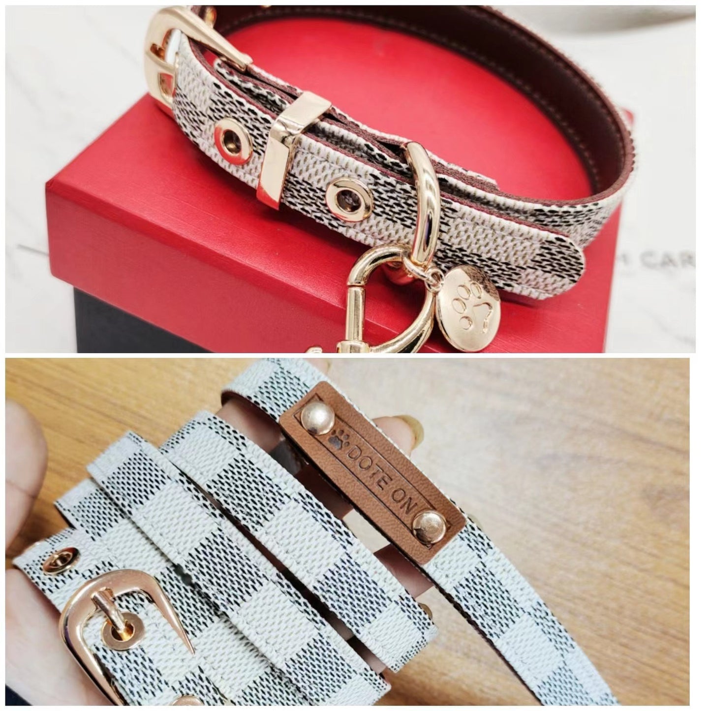 OLIVIA COLLAR & LEASH SET