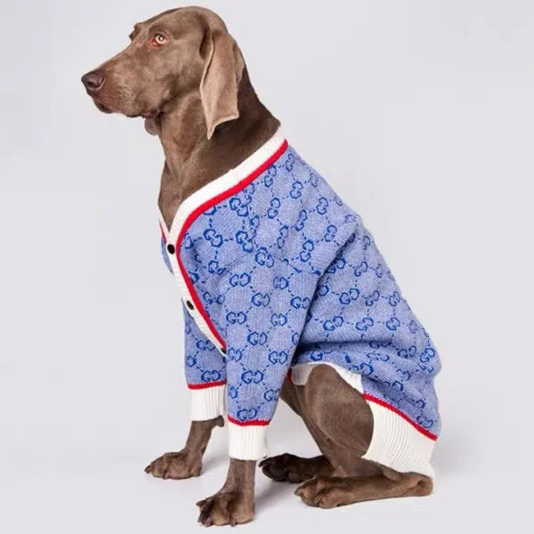 PAWCCI GG STAR CARDIGAN-PULLOVER FÜR GROSSE HUNDE