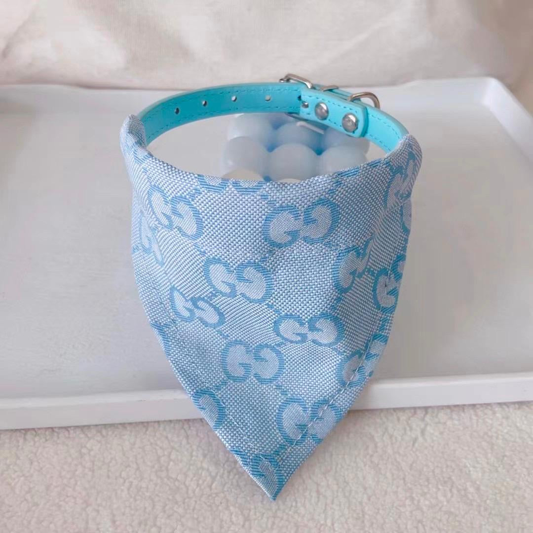 GINO Collar with Removable Bandana and Matching Leash