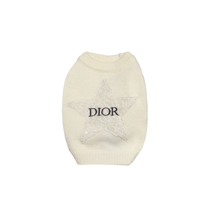 Ärmelloser Pullover mit Pawdior Star-Kristall
