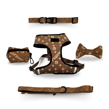 SUMA Walking Set (Halsband, Geschirr, Leine, Fliege, Tasche)