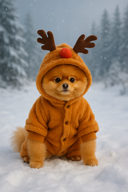 RUDOLPH’S COZY REINDEER ONESIE