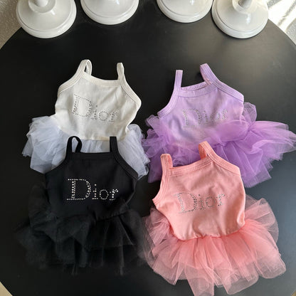 Pawdior Crystal Tutu-Kleid