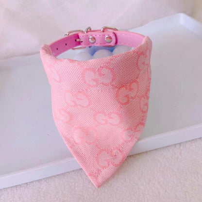 GINO Collar with Removable Bandana and Matching Leash