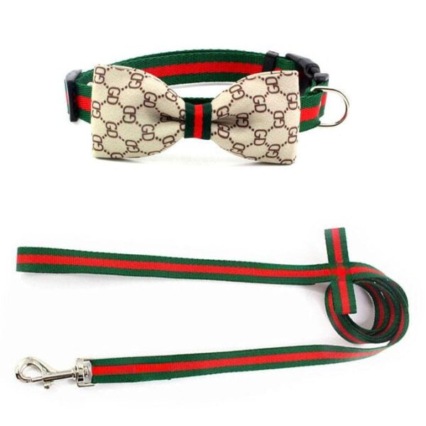 PAWCCI FLIEGEN-HALSBAND-LEINE-SET