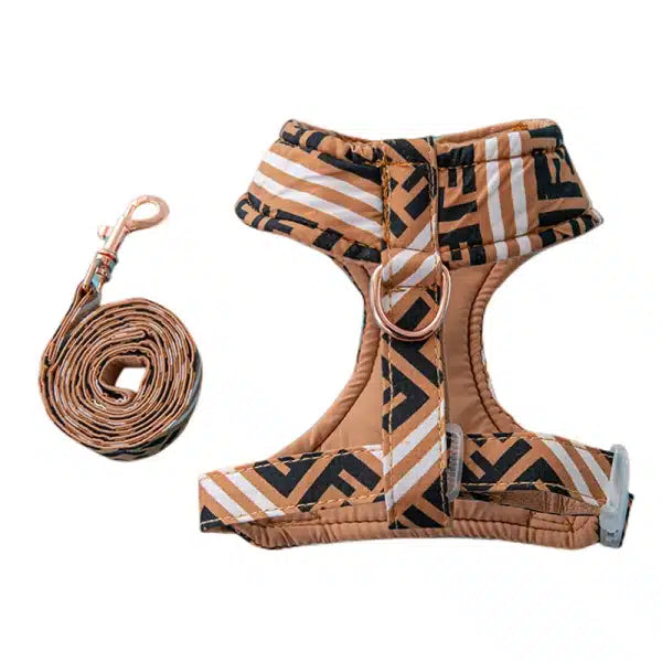 FURDI MONOGRAM GESCHIRR &amp; LEINE SET 