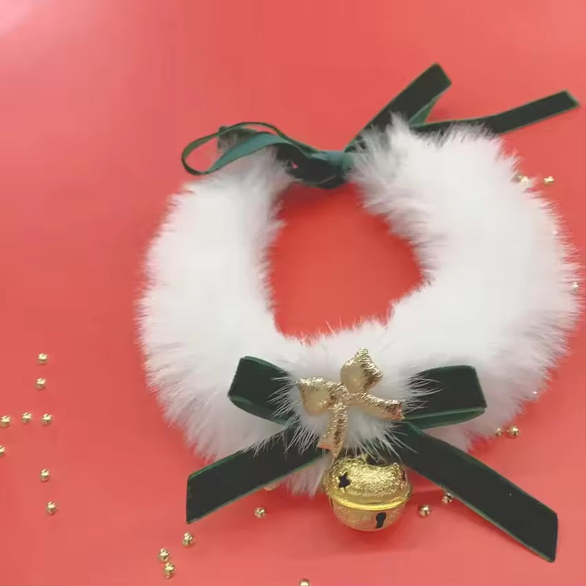Christmas Fur Collar with Bell ✨🎅