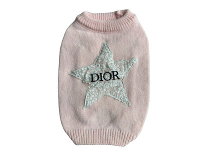 Ärmelloser Pullover mit Pawdior Star-Kristall