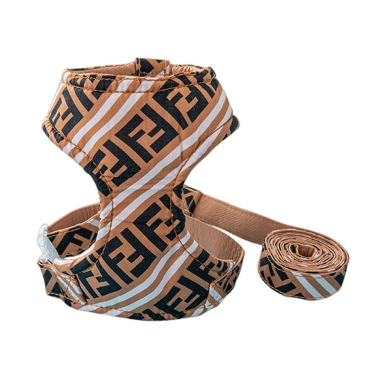 FURDI MONOGRAM GESCHIRR &amp; LEINE SET 