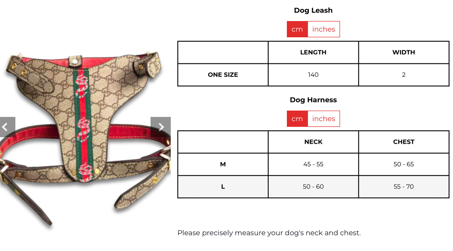 PAWCCI HERO CLASSIC GESCHIRR &amp; LEINE SET 
