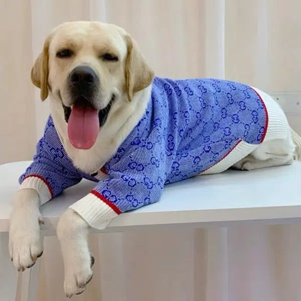PAWCCI GG STAR CARDIGAN-PULLOVER FÜR GROSSE HUNDE