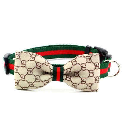 PAWCCI FLIEGEN-HALSBAND-LEINE-SET