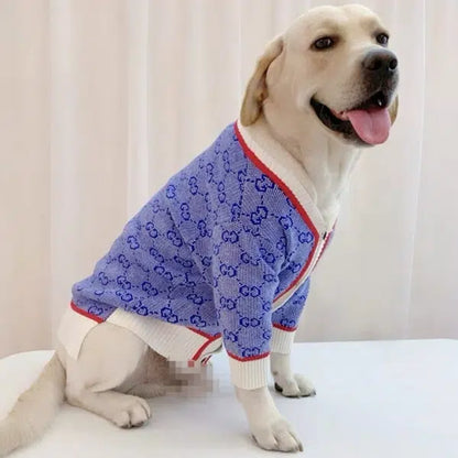 PAWCCI GG STAR CARDIGAN-PULLOVER FÜR GROSSE HUNDE