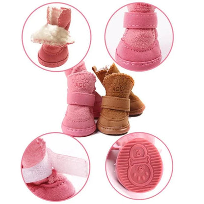 4 Boots Faux Fur Lined Winter