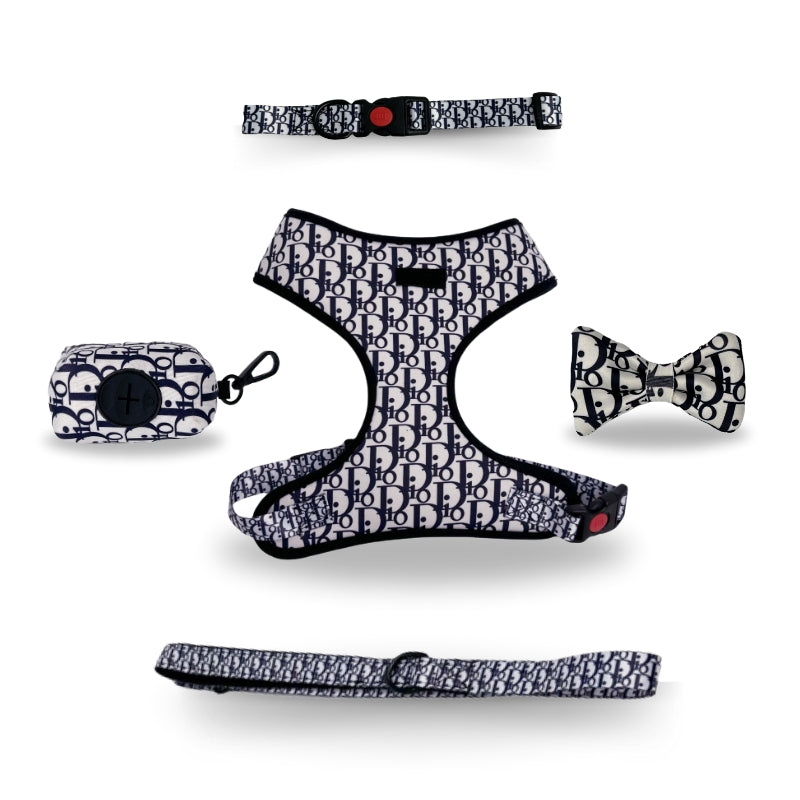 SUMA Walking Set (Halsband, Geschirr, Leine, Fliege, Tasche)