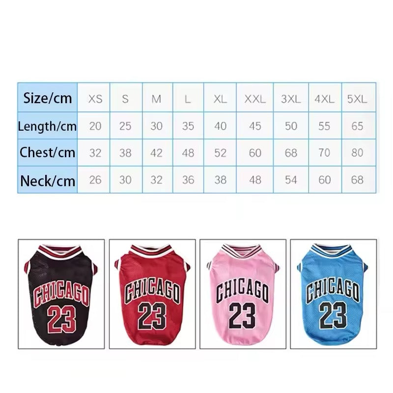 Chicago Basketball Haustierweste