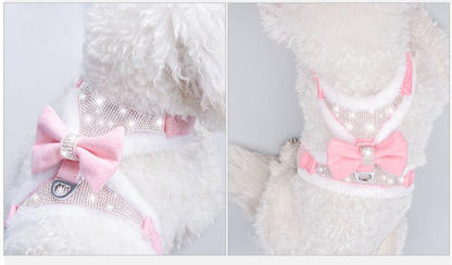 Glitter Glam Bow Harness