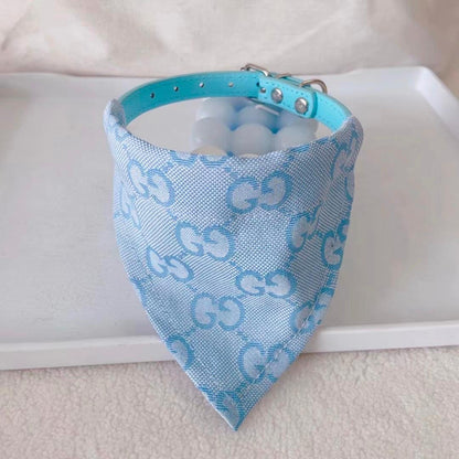 GINO Collar with Removable Bandana and Matching Leash
