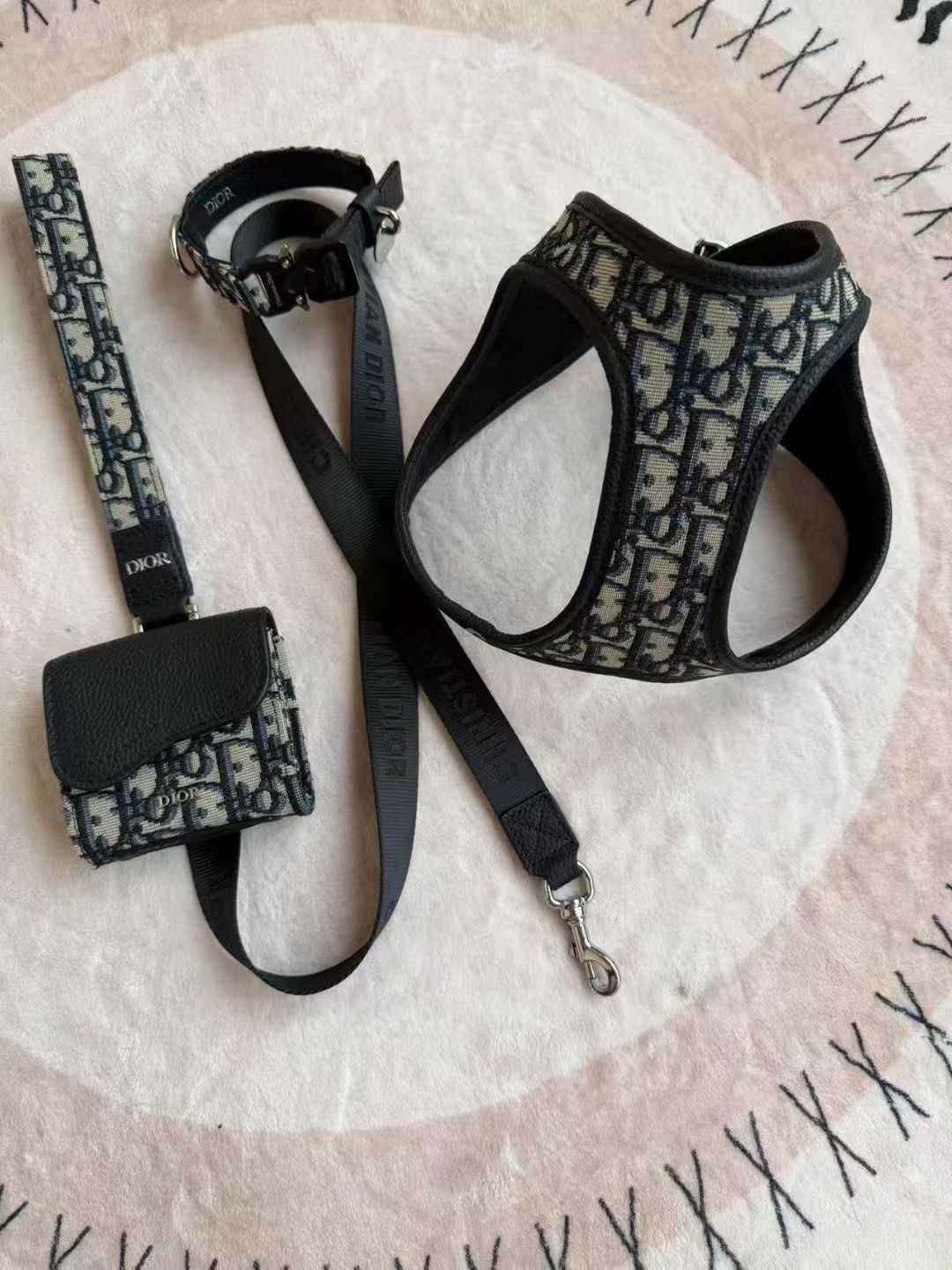 Cow leather 2-piece set