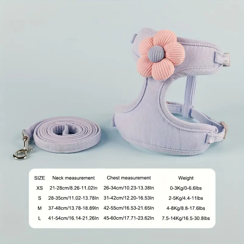 FLOWY GESCHIRR &amp; LEINE SET