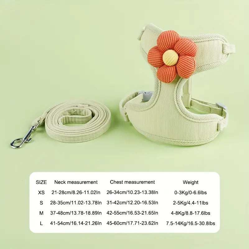 FLOWY GESCHIRR &amp; LEINE SET