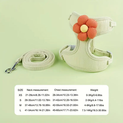 FLOWY GESCHIRR &amp; LEINE SET